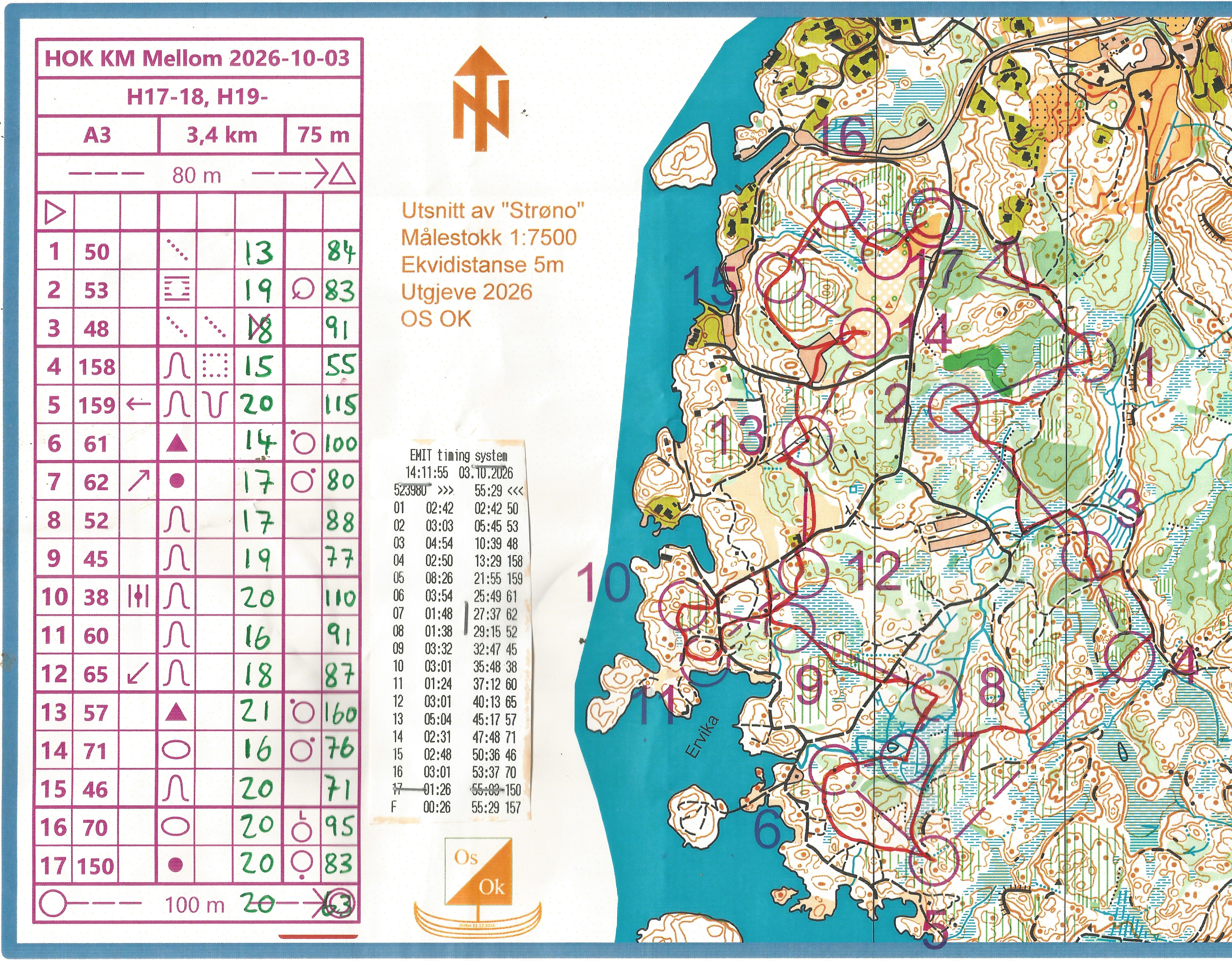 KM mellomdistanse Hordaland (03.10.2026)